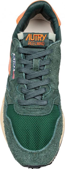 Actual product image Autry sneakers reelwind in suede and nylon color green (40)