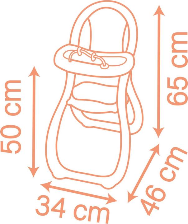 Actual product image Smoby Baby Nurse Puppenhochstuhl