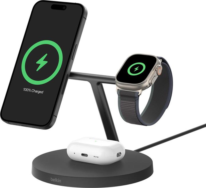 Actual product image Belkin Boost Charge Pro Qi2 3in1 (15 W)