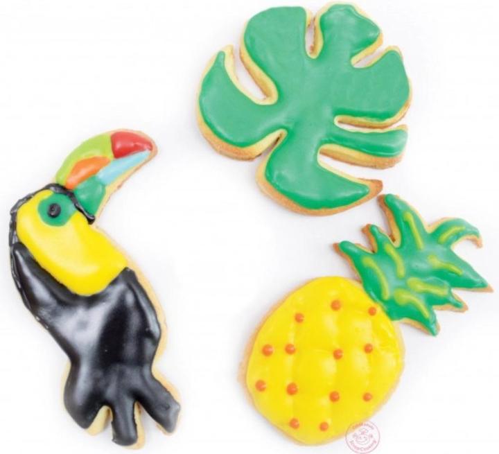 Produktbild ScrapCooking Ausstechset auf Karte, gold, "Tropical"