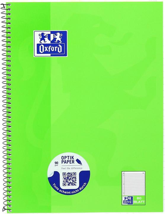 Actual product image Oxford College notebook (A4+, Lined, Hardcover)