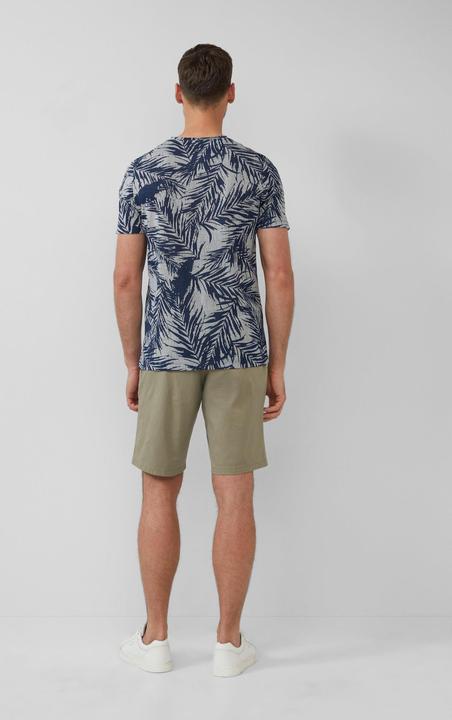 Actual product image S.Oliver T-Shirt T-Shirt mit Crew Neck und All-over-Print (M)