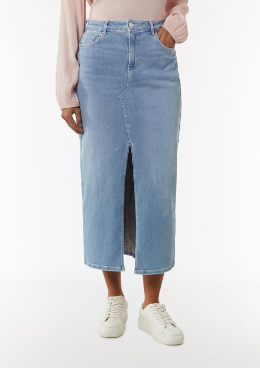 Produktbild Comma Langer Jeans-Rock mit Schlitz (40)