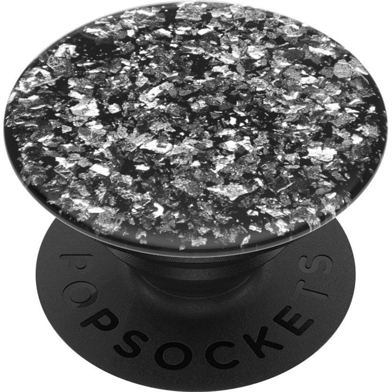 PopSockets Foil Confetti Silver (2. Gen, austauschbar), Smartphone Halterung, Mehrfarbig