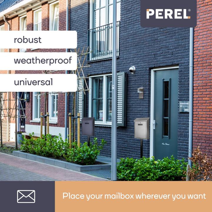 Produktbild Velleman Briefkastenständer - Schwarz