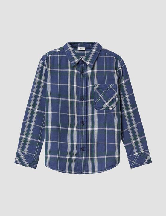Immagine prodotto s.Oliver Hemd Weiches Flanellhemd mit Karo-Muster (92, 98)