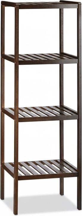 Image du produit Relaxdays Etagère de salle de bain en bambou (34 x 33 x 110 cm)