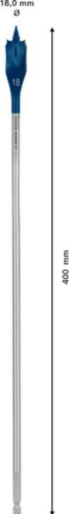 Produktbild Bosch Professional Zubehör EXPERT Self Cut Speed Flachfräsbohrer, 18 x 400 mm (18 Millimeter)