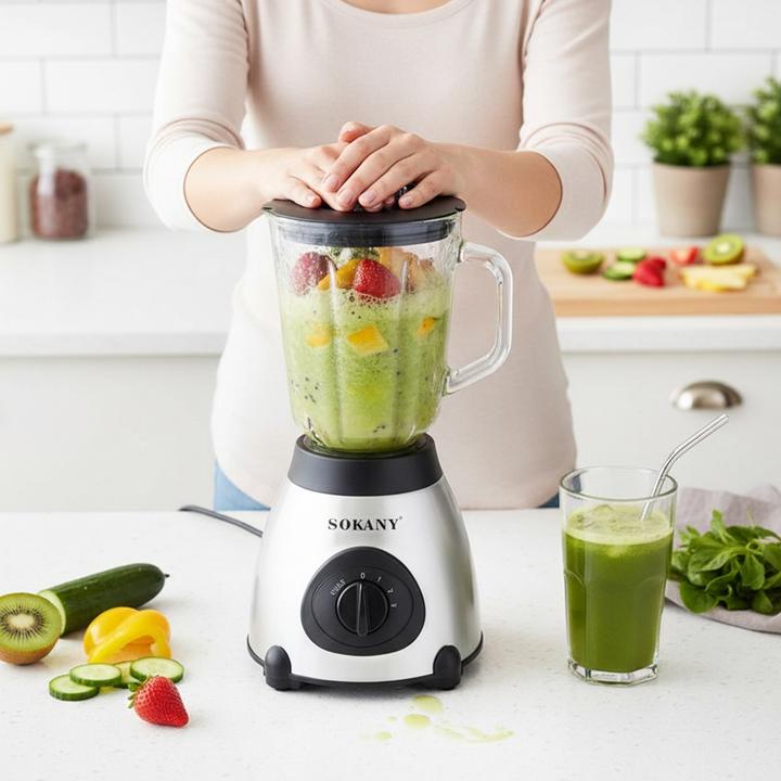 Image du produit Sokany Mixer 400W 1.5L 2in1 mit Kaffeemühle