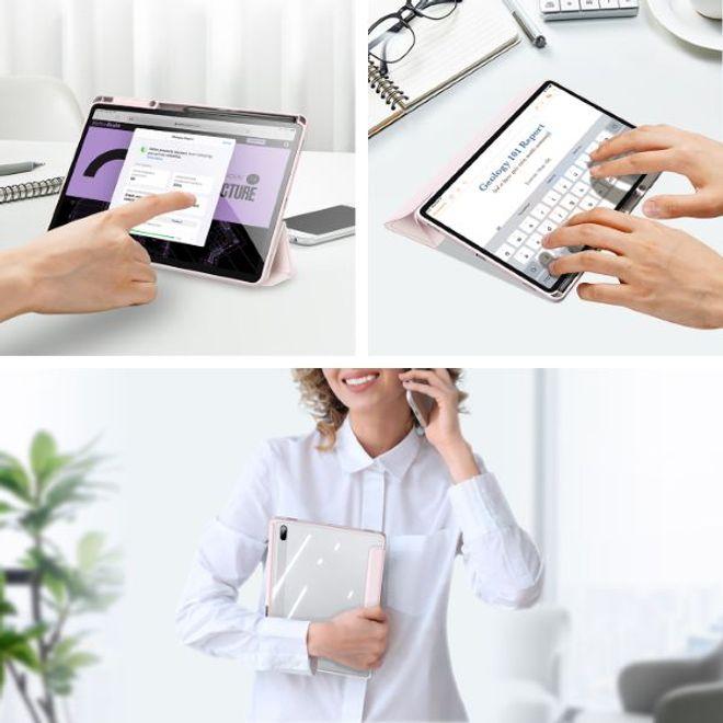 Productafbeelding Dux Ducis Toby Serie Leren Boekomslag Hoesje (Galaxy Tab S8+, Galaxy Tab S7+, Galaxy Tab S7 FE)