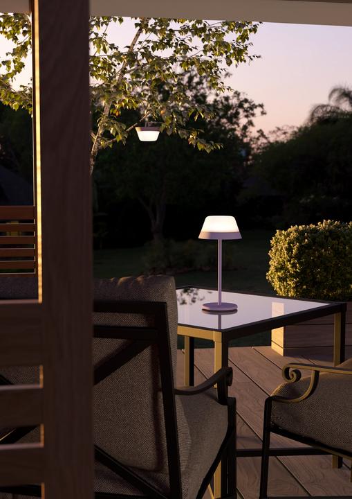 Immagine prodotto EGLO Luci Lampada da tavolo ricaricabile MEGGIANO 1.5W, 32 cm, Viola, Dimmerabile (170 lm)