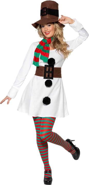 Produktbild Smiffys Miss Snowman Kostüm Set (S)