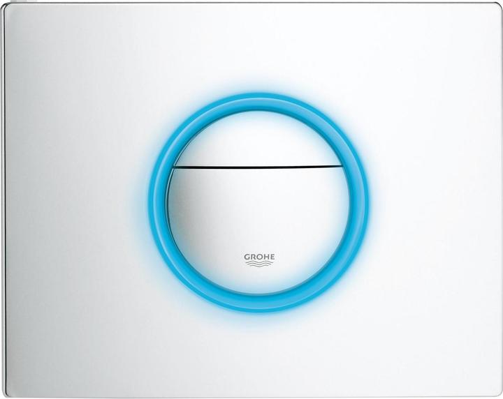 Actual product image Grohe Nova Light actuator plate, with effective LED light, chrome