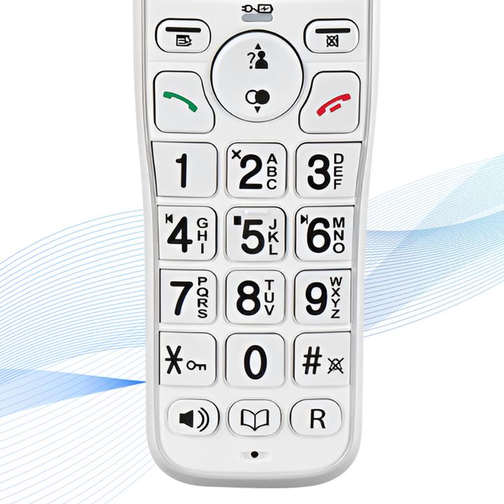 Produktbild Geemarc AMPLIDECT 295-2 Schnurloses Seniorentelefon Anrufbeantworter Beleuchtetes Display Weiss