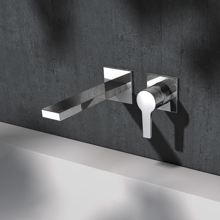 Productafbeelding Keuco Eéngreeps wastafelmengkraan EDITION 11 DN 15 f UP Mont Ausldg 219mm verchroomd Projectie 219 mm