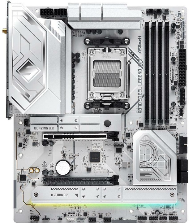Produktbild AsRock X870 Steel Legend WiFi (AM5, AMD X870, ATX)