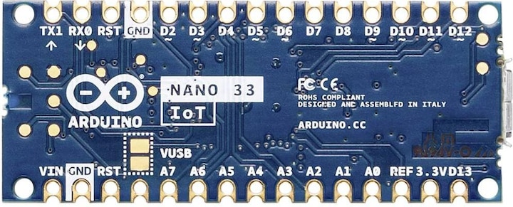 Actual product image Arduino Nano 33 IoT development board