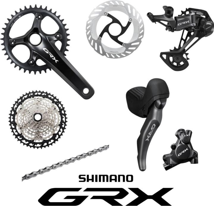 Actual product image Shimano GRX RX820 Gruppe 1x12