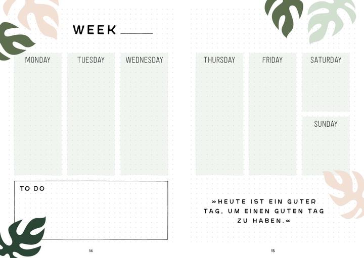 Produktbild Mein Bullet Journal (A4, 1 Tag / 1 Seite)