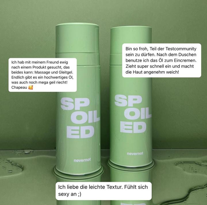 Immagine prodotto NeverNot - Olio per massaggi e corpo SPOILED (100 ml)