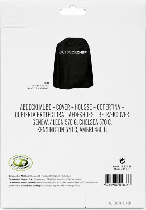 Produktbild Outdoorchef Abdeckhaube für Outdoorchef Kugelgrill U-Line 570, Ambri 570