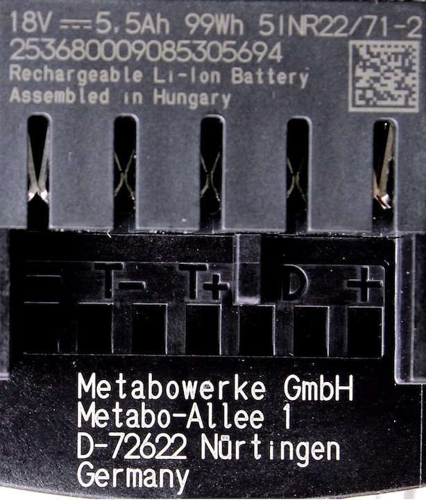 Actual product image Metabo Basis-Set (18 V)