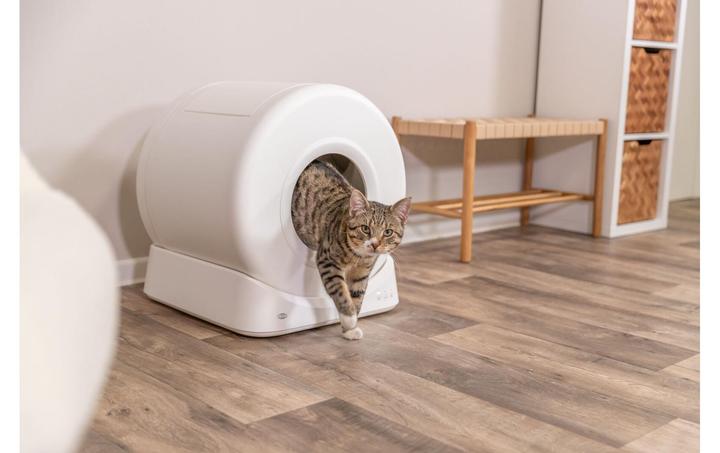 Actual product image Trixie Smarte Katzentoilette, Weiss (Self-cleaning litter tray)