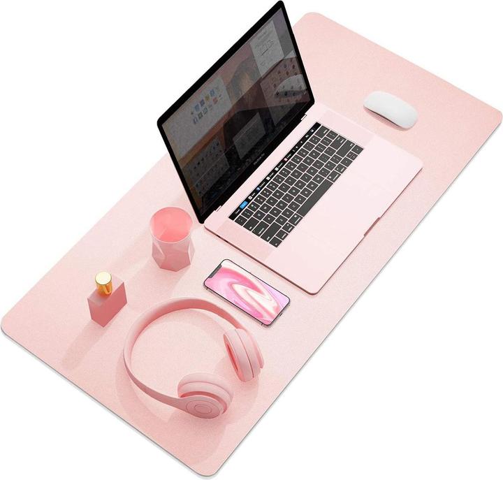 Produktbild JTI Grosse Schreibtischunterlage - Rosa - Kunstleder