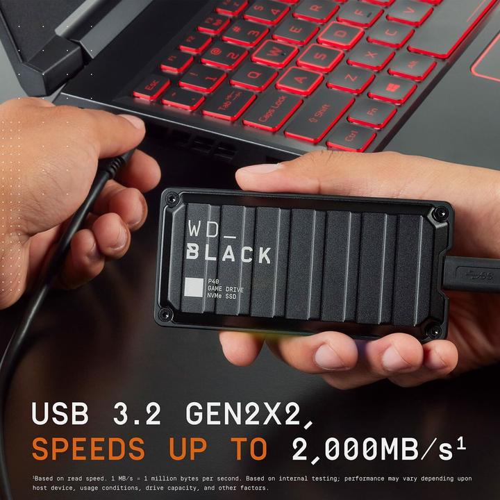 Image du produit WD P40 Game Drive SSD powered by SANDISK (1 To)