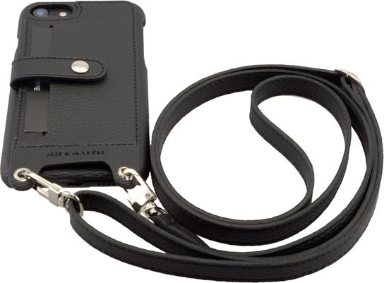 Actual product image Mike Galeli Back cover Lenny with strap black (Apple iPhone 8, Apple iPhone 7, Apple iPhone 6s, Apple iPhone 6, Apple iPhone SE (2nd Gen))