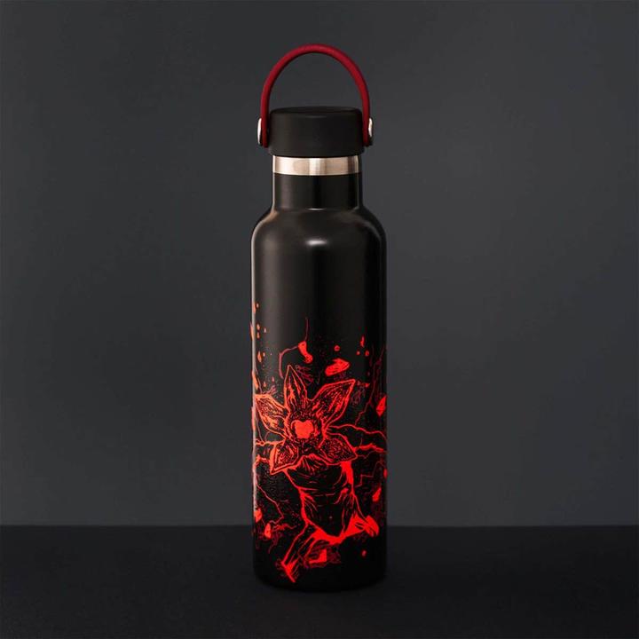 Immagine prodotto Bialetti Trinkflasche Stranger Things, 600 ml, Schwarz / Rot (0.60 l)