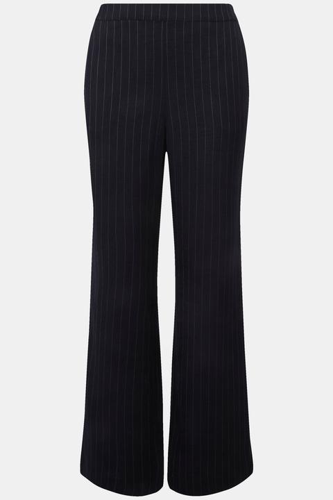 Actual product image Ulla Popken Pinstripe Flat Front Pants (42)