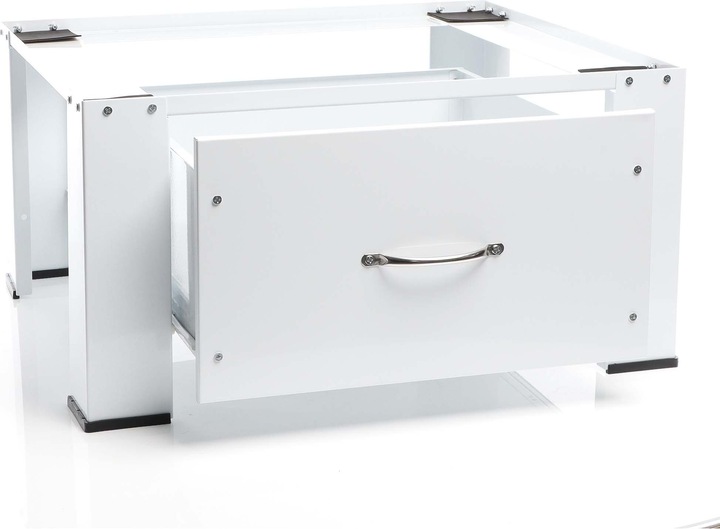 Actual product image Wiltec Underframe for Washing Machine with Pull-out Drawer Base Pedestal for Washer up to 150 kg