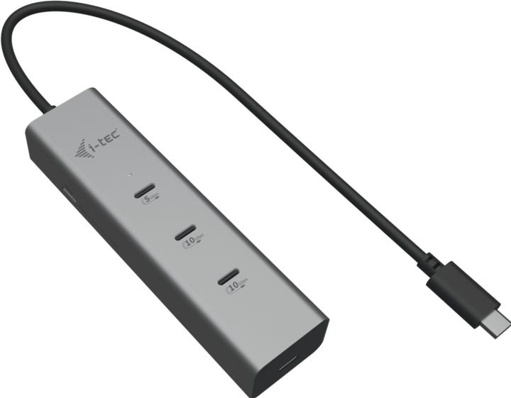 Produktbild i-tec USB-C Charging Metal HUB 5port with USB-C video 8K + Power Delivery 85W (USB-C, 5 Ports)