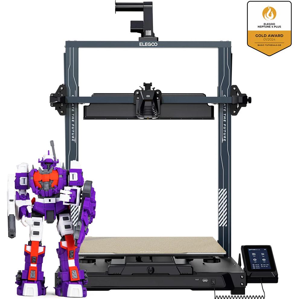Elegoo Stampante 3D Neptune 4 Plus, Stampante 3D