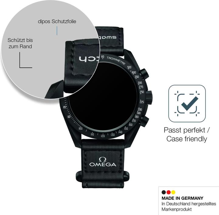 Actual product image Dipos Anti-Shock Screen Protector Matte (Omega x Swatch Speedmaster Moonswatch)