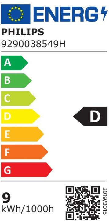 Energy Label Philips Hue White Ambiance (E27, 11 W, 1100 lm, 2 x, F)