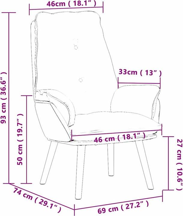 Produktbild vidaXL Sessel