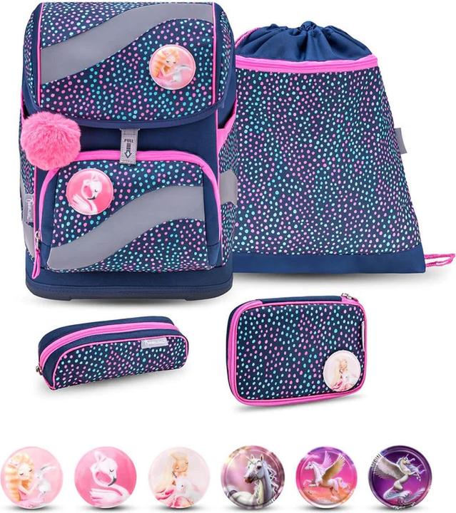 Actual product image Belmil SMARTY school rucksack 5-piece set Amazing Polka Dot 2 (20 l)