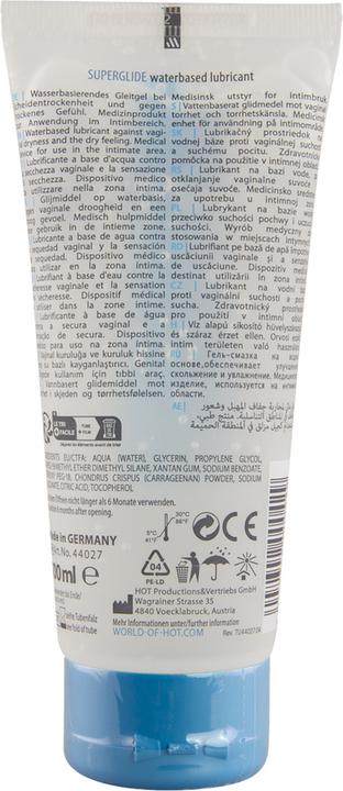 Actual product image HOT Superglide Liquid Pleasure waterbased lubricant 100 ml (100 ml)