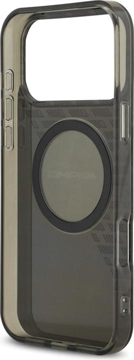 Actual product image Mercedes Case AMG Double Layer Transparent Smocked MagSafe for iPhone 17 Pro Max black (Apple iPhone 17 Pro Max)