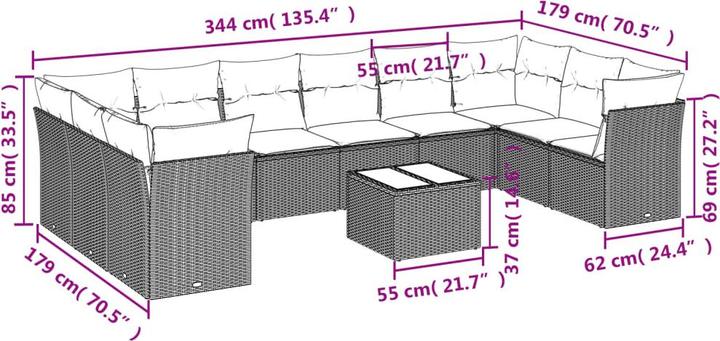 Produktbild vidaXL Teresa