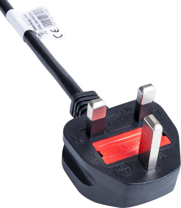 Produktbild Akyga Strom Anschlusskabel (1x Kleeblatt-Buchse C5 - 1x UK-Stecker) 1.50 m Schwa (1.50 m)