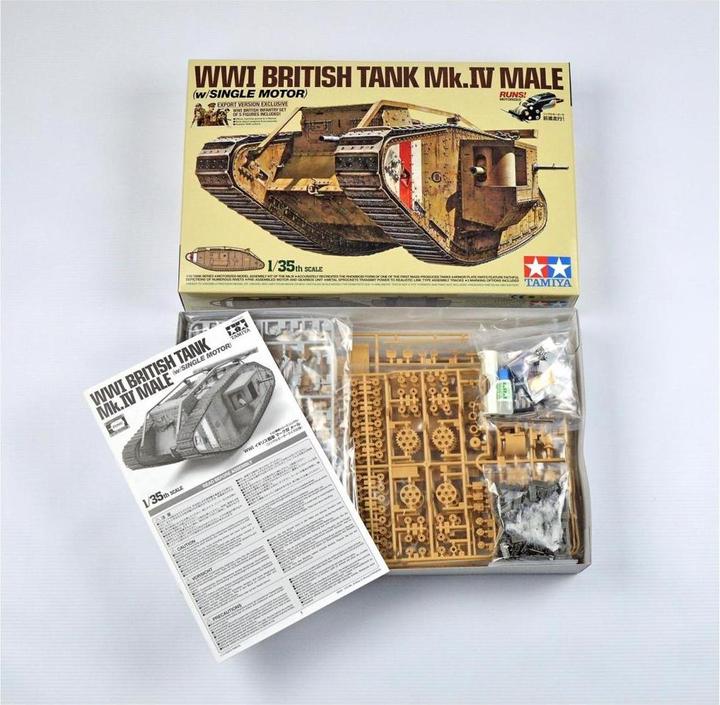 Image du produit Tamiya British Tank Mk.IV Male avec moteur