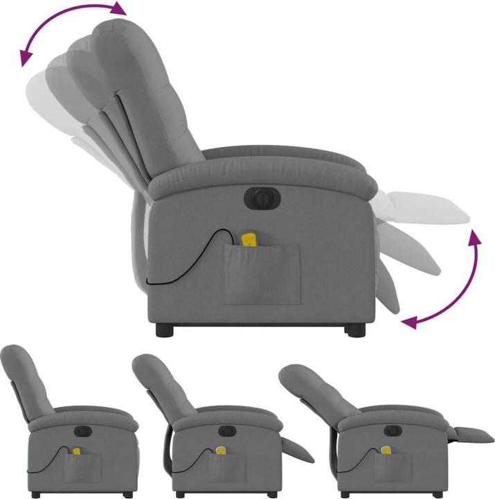 Image du produit vidaXL Massagesessel mit Aufstehhilfe