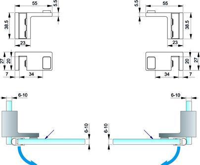 Produktbild Pauli+Sohn Türanschlagpuffer mit Überdrückungsschutz 8489