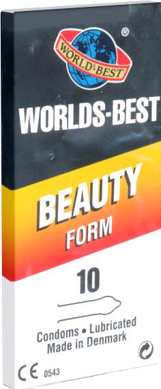 Produktbild World`s Best Worlds Best «Beauty Form» 10 etwas grössere Kondome mit geformtem Ende (10 Stk.)