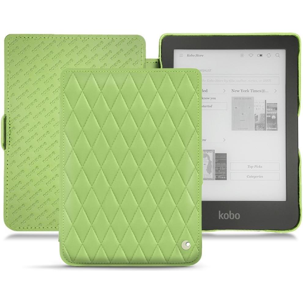 Noreve Lederschutzhülle horizontal (Clara HD), Tablet Hülle, Grün