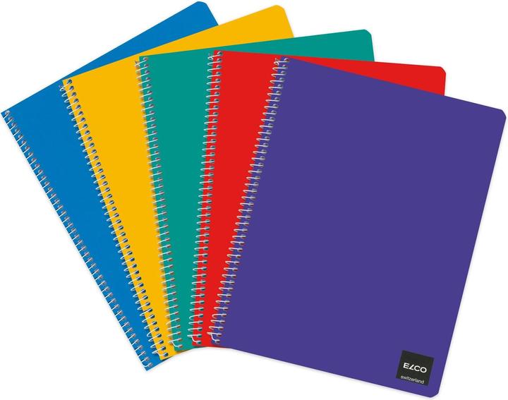 Green, Blue, Yellow, Red, Violet