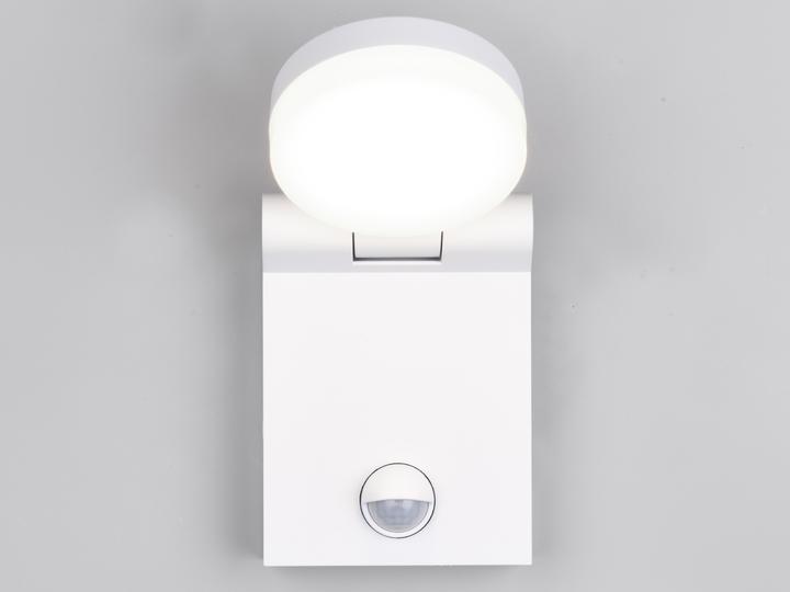 Actual product image Trio Adour - Wall lamp - White Mat - incl. 1x SMD 7.5W - Extremely light color - Movement sensor - O (750 lm, IP44)